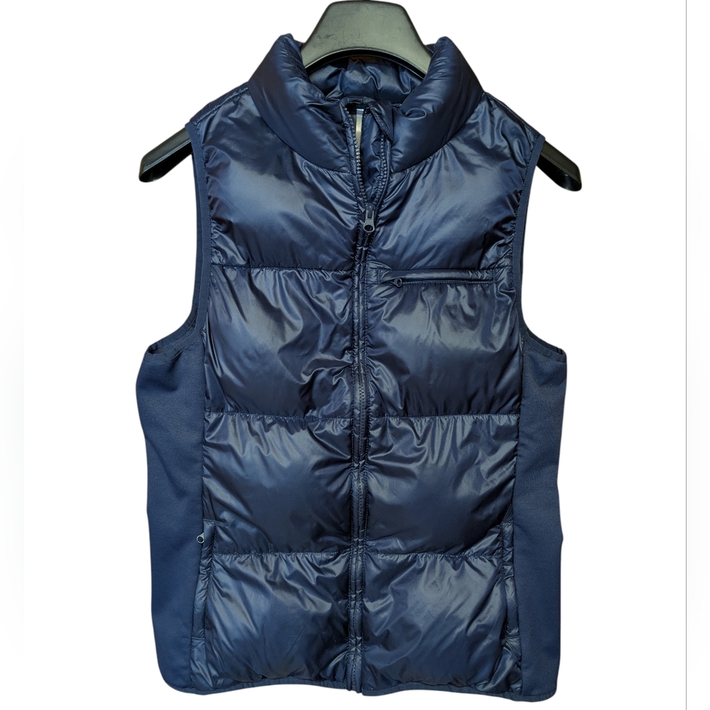 Fabletics Elliot Packable Winter Puffer Vest Navy… - image 1